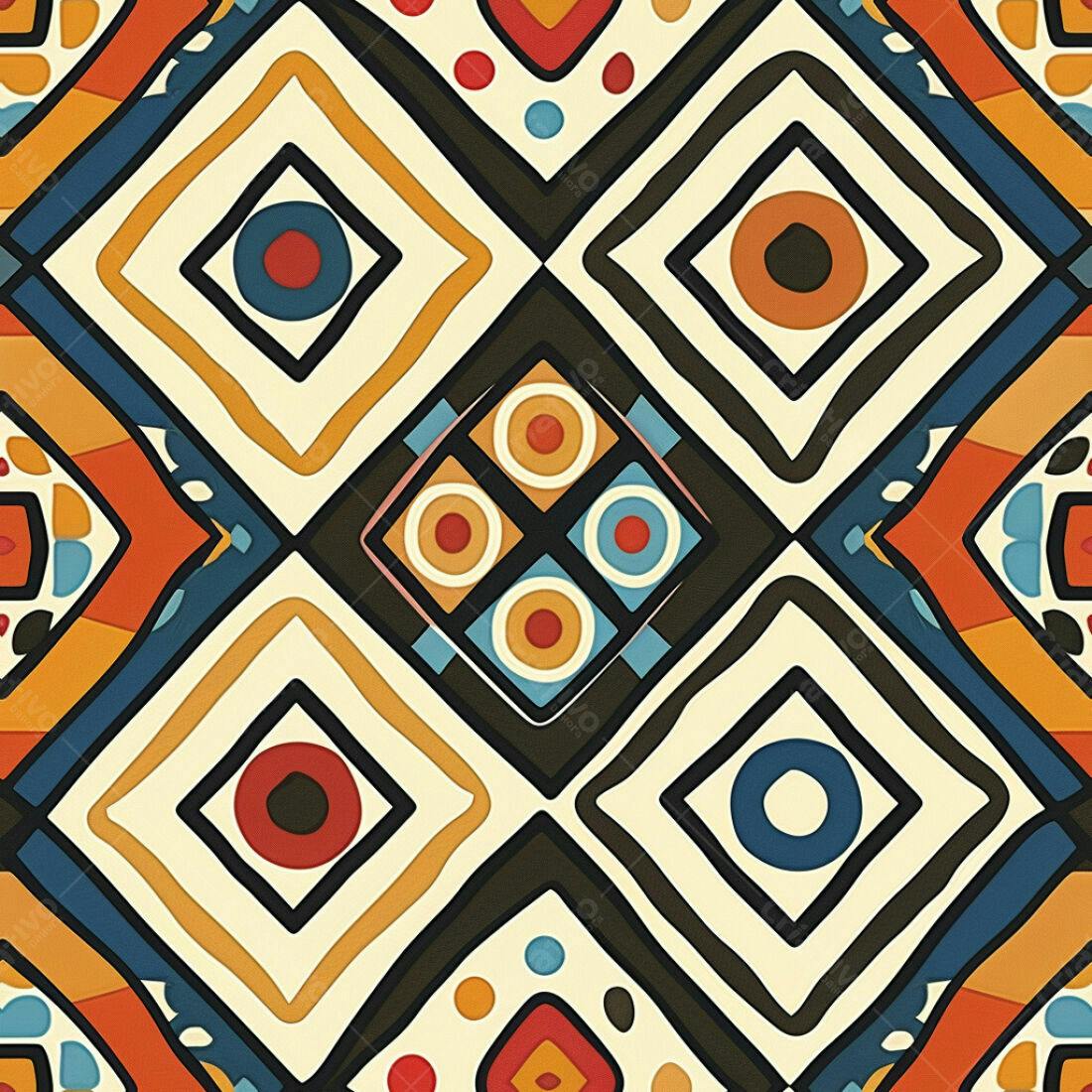 Textura Geométrica Colorida para Fundo