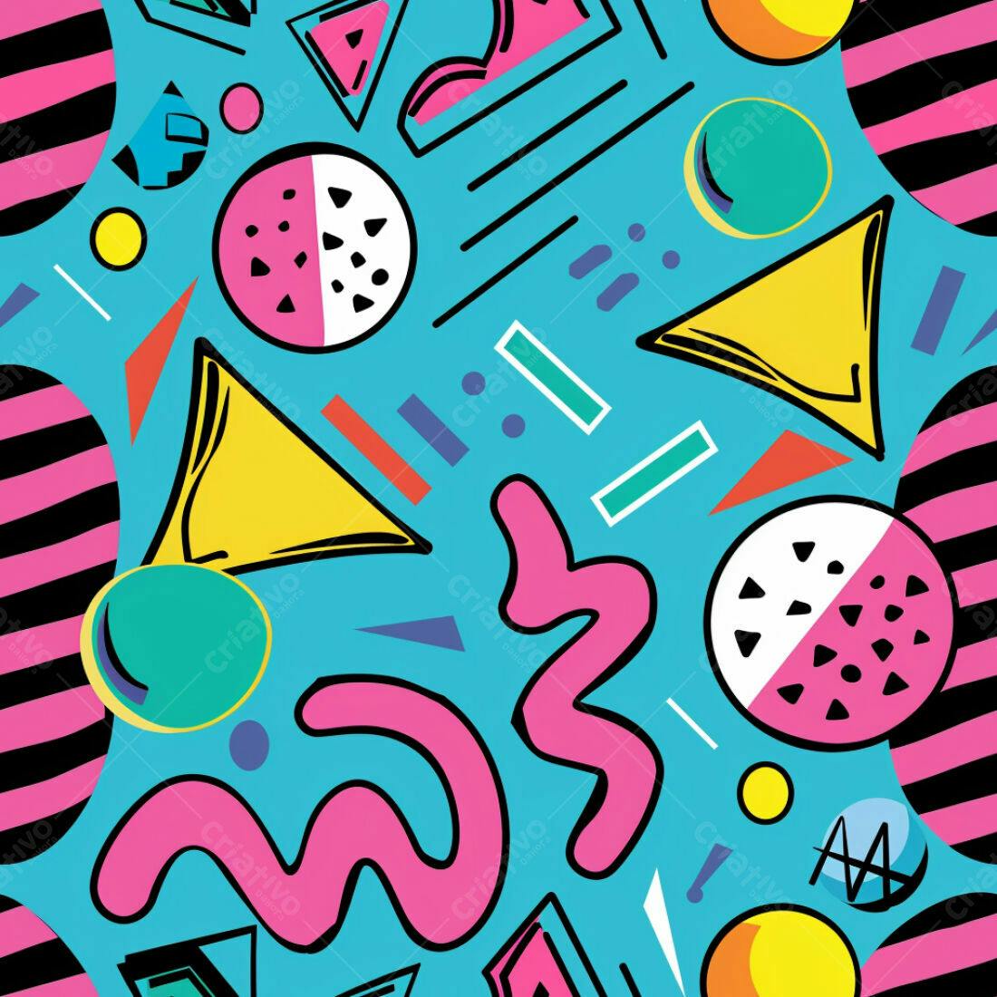 Textura Abstrata 90s para Fundo
