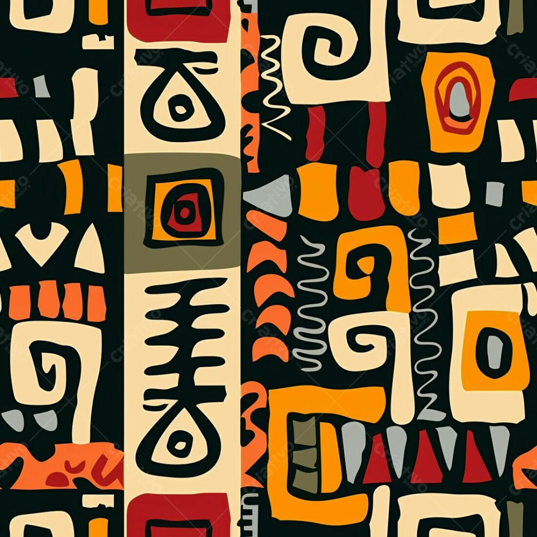 Textura Abstrata Africana para Fundo