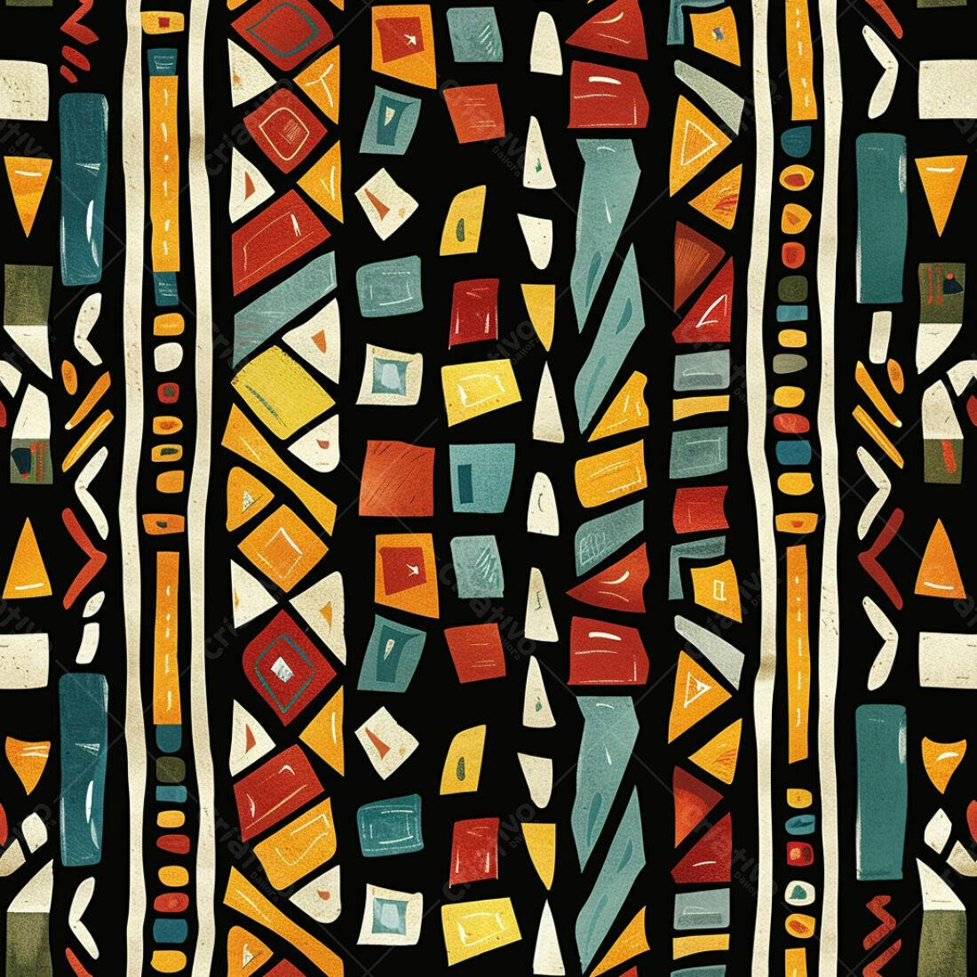 Textura Abstrata Etnica para Fundo