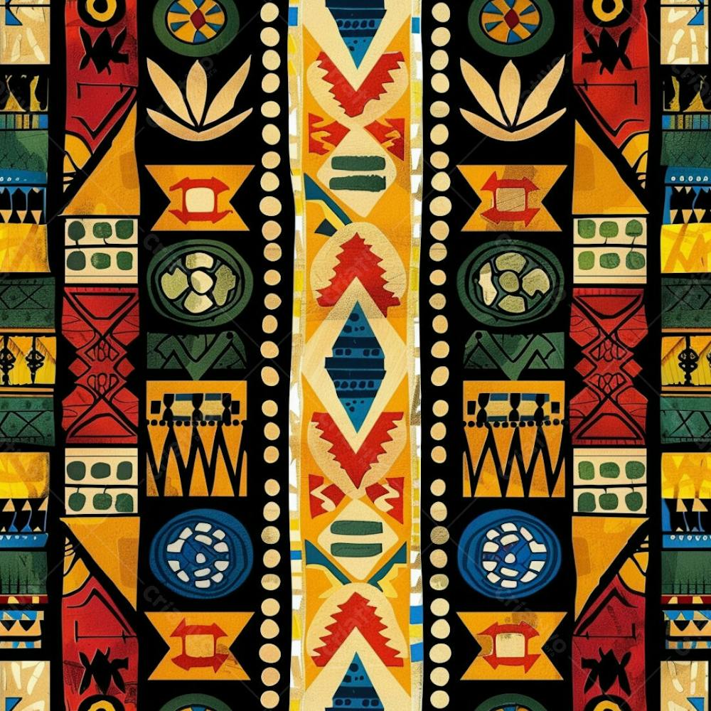 African Pattern Background And Texture Design