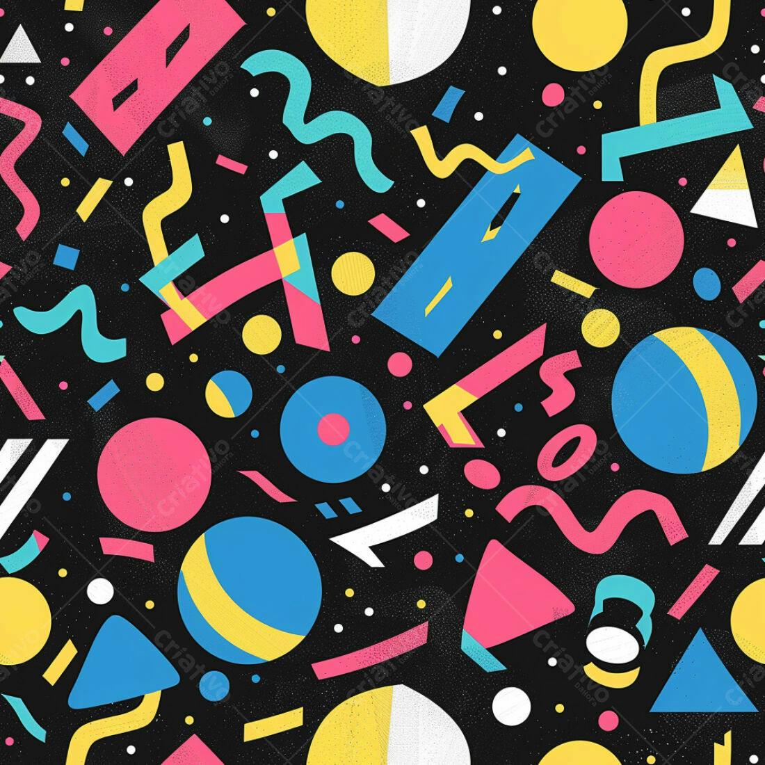 Textura Abstrata Memphis para Fundo