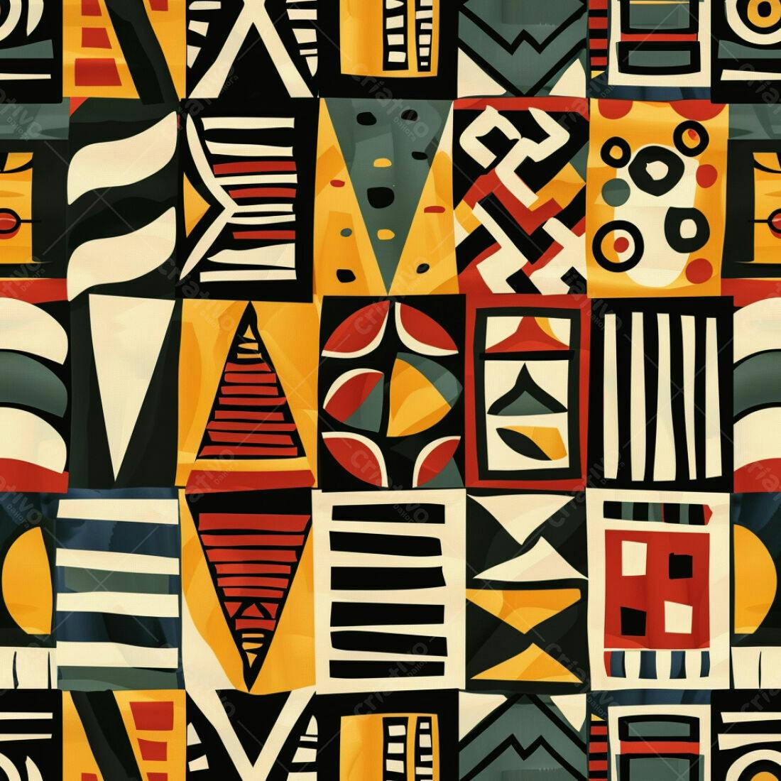 Textura Abstrata Africana para Fundo