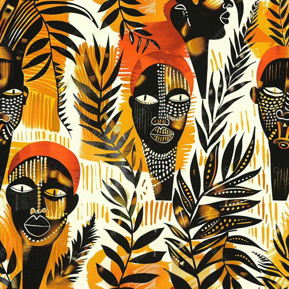 Textura África Abstrata para Fundo