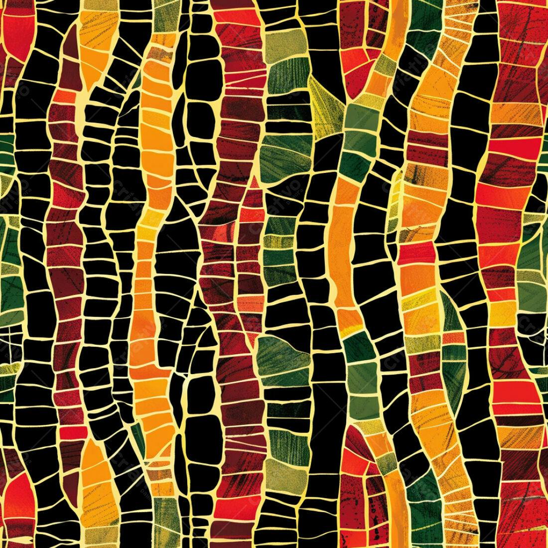 Textura Mosaico Colorido para Fundo
