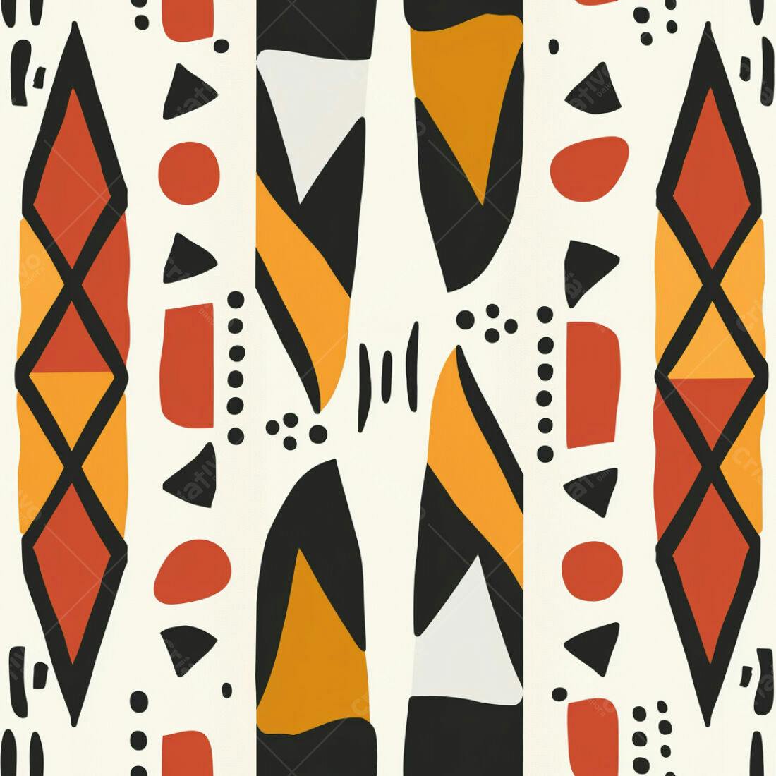 Textura Abstrata Tribal para Fundo