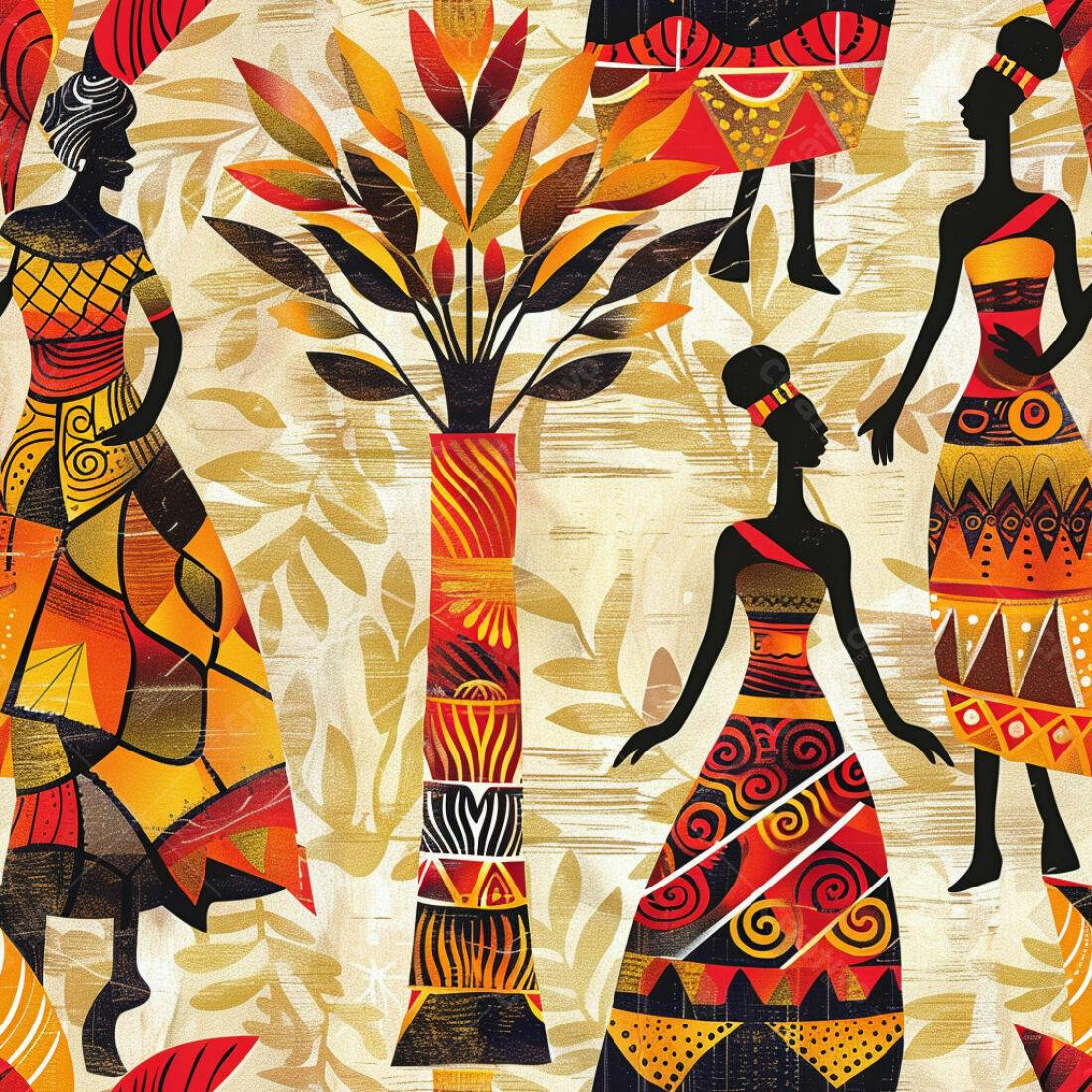 Textura Africana para Papel de Parede