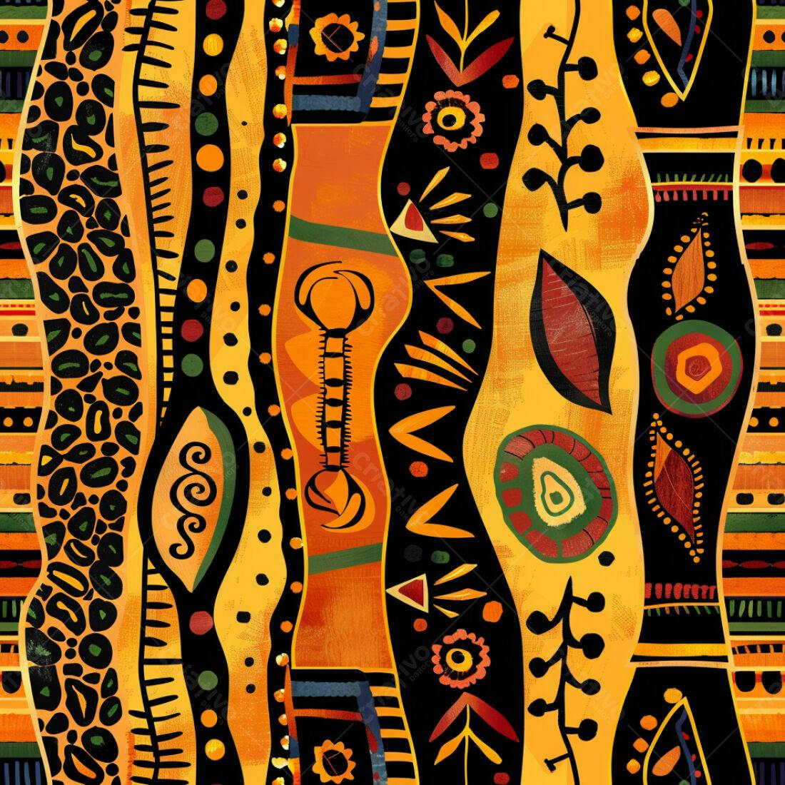 Textura Abstrata Africana para Fundo