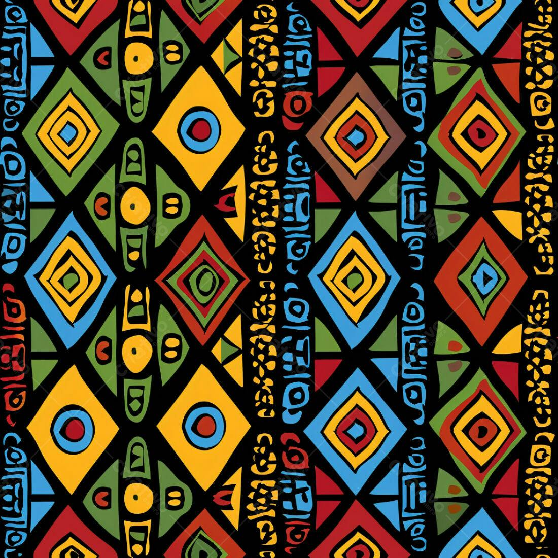 Textura tecido africano colorido para papel de parede