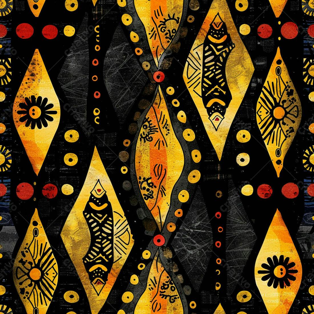 Textura tecido africano para fundo