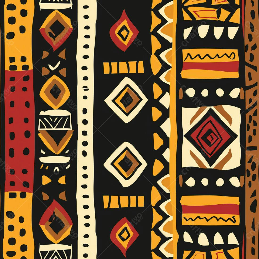 Textura Africana para Fundo e Tecido