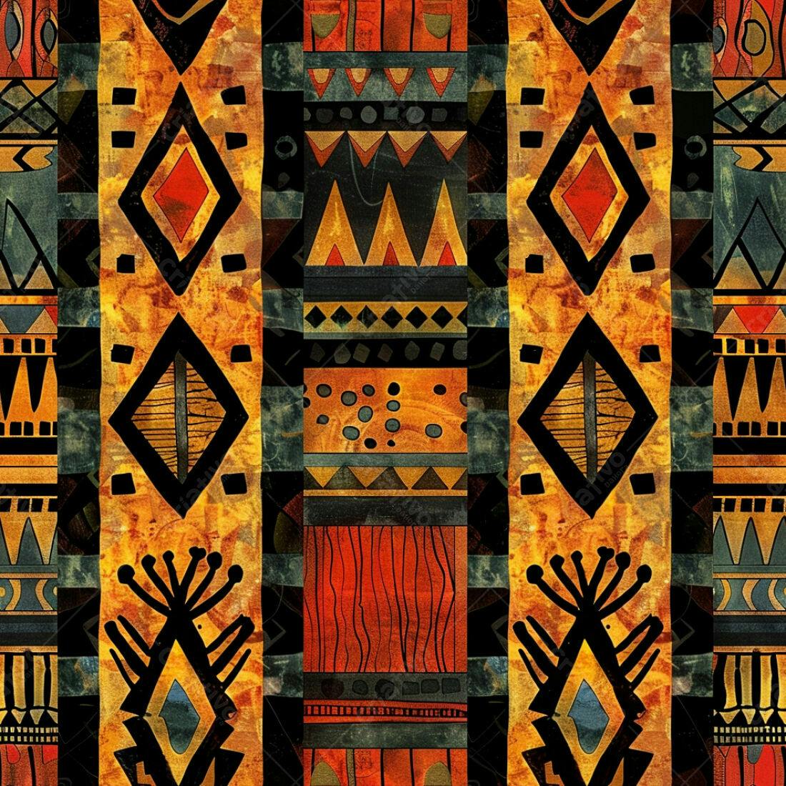 Textura tribal africana para fundo