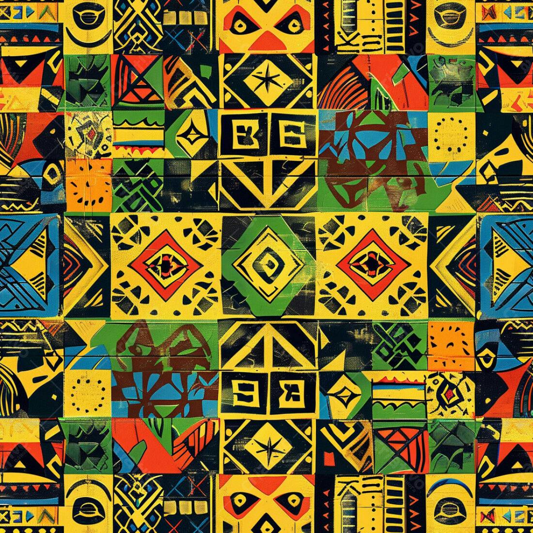 Textura Padrão Africano para Fundo