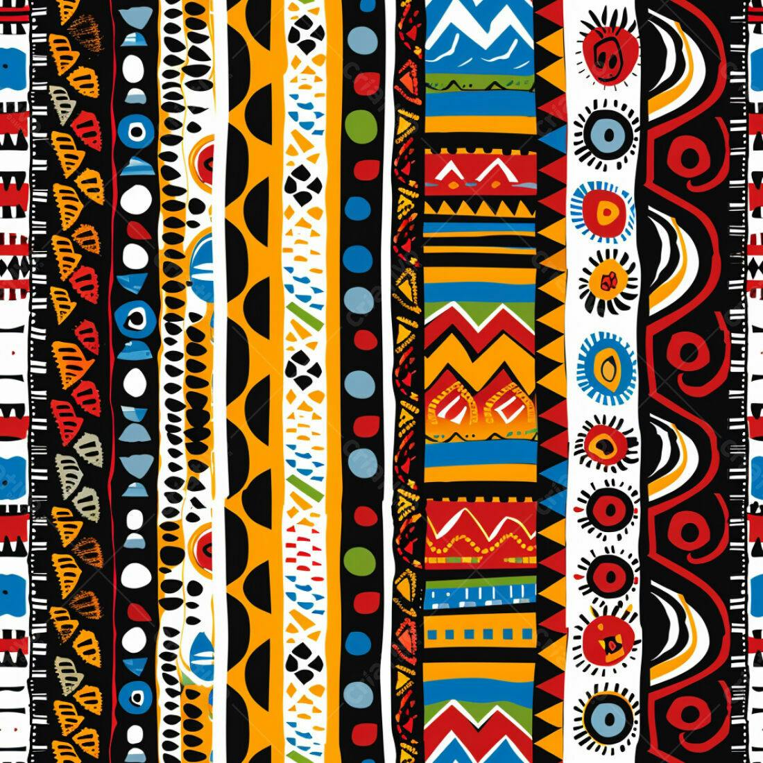 Textura Etnica Colorida para Fundo