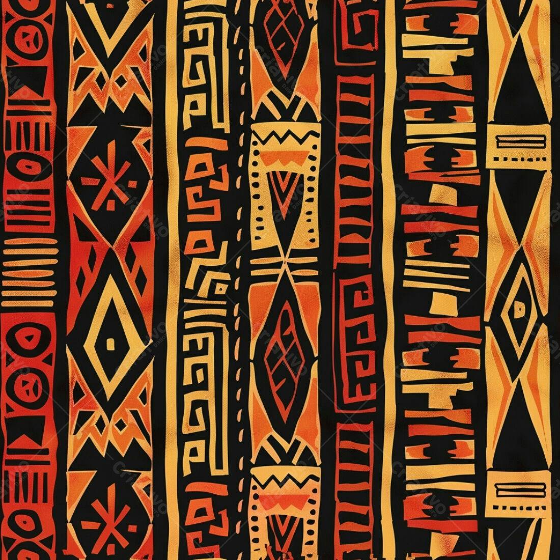 Textura Tribal Africana para Fundo