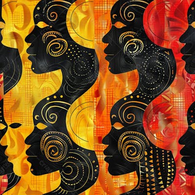 African Pattern Background And Texture Design