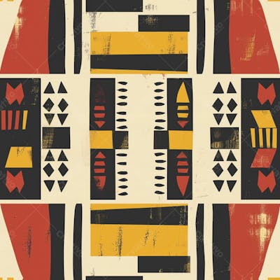 African Pattern Background And Texture Design