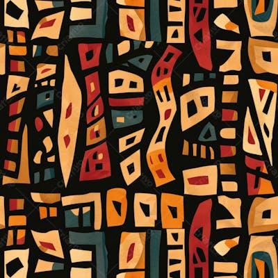 African Pattern Background And Texture Design