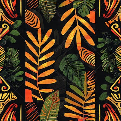 African Pattern Background And Texture Design