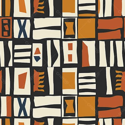African Pattern Background And Texture Design
