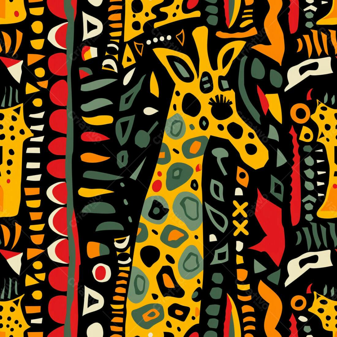 Textura Abstrata Girafa para Fundo