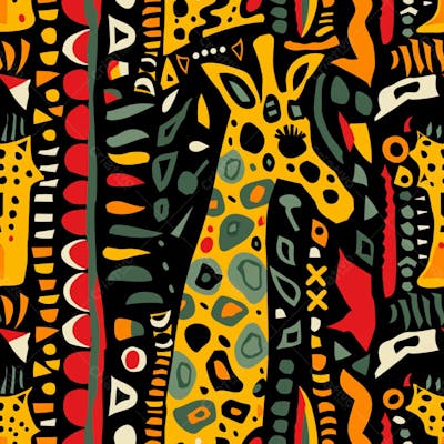 African Pattern Background And Texture Design