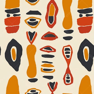 African Pattern Background And Texture Design