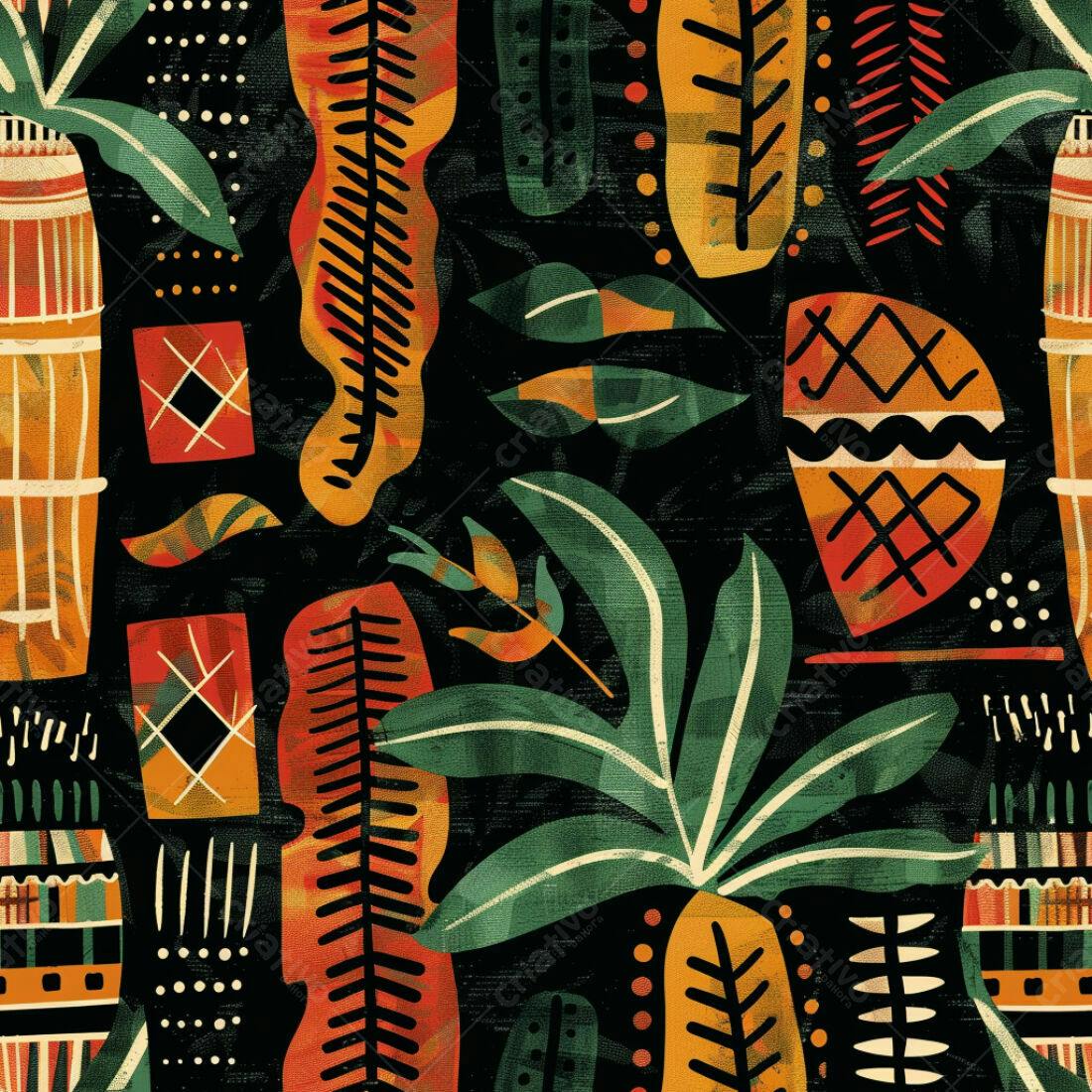 Textura Abstrata Tropical para Fundo