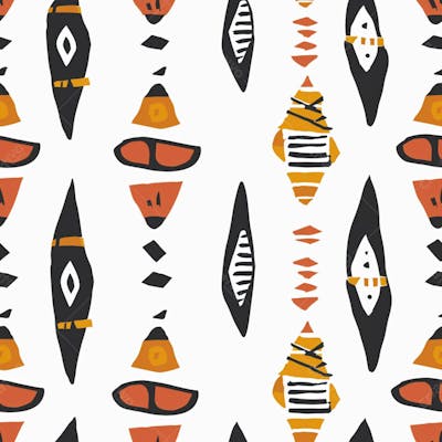 African Pattern Background And Texture Design