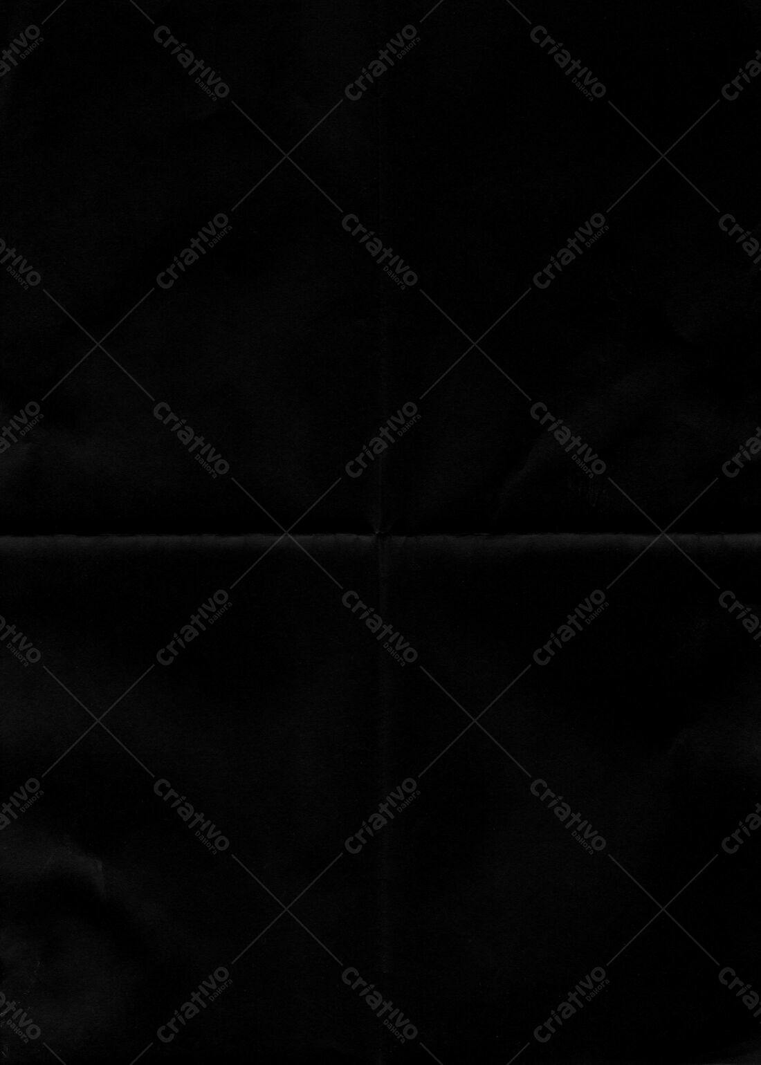Textura Papel Preto Dobrado para Fundo