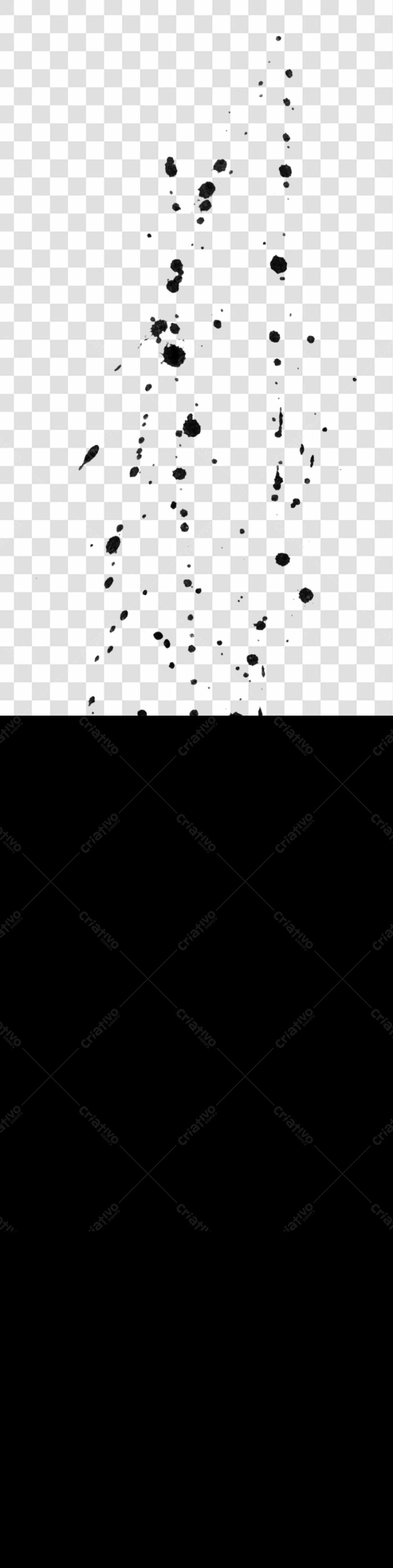 Icone de respingos de tinta PNG com fundo transparente