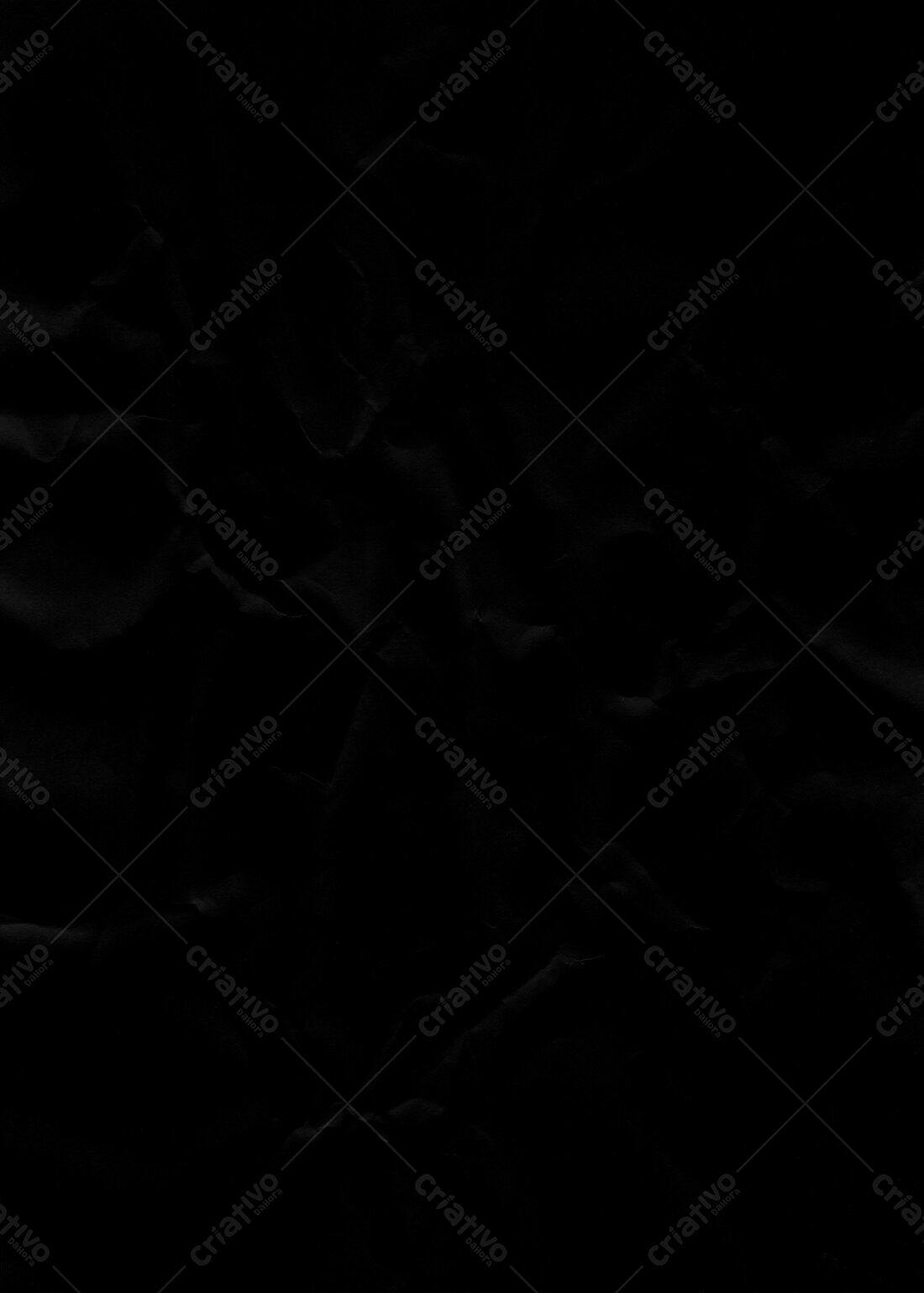 Textura Papel Amassado Preto para Fundo