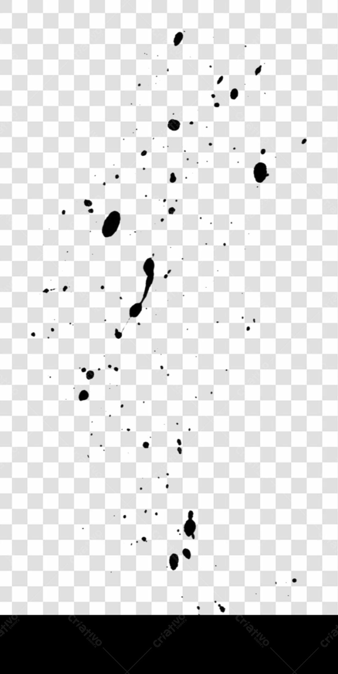 Icone respingos de tinta PNG com fundo transparente
