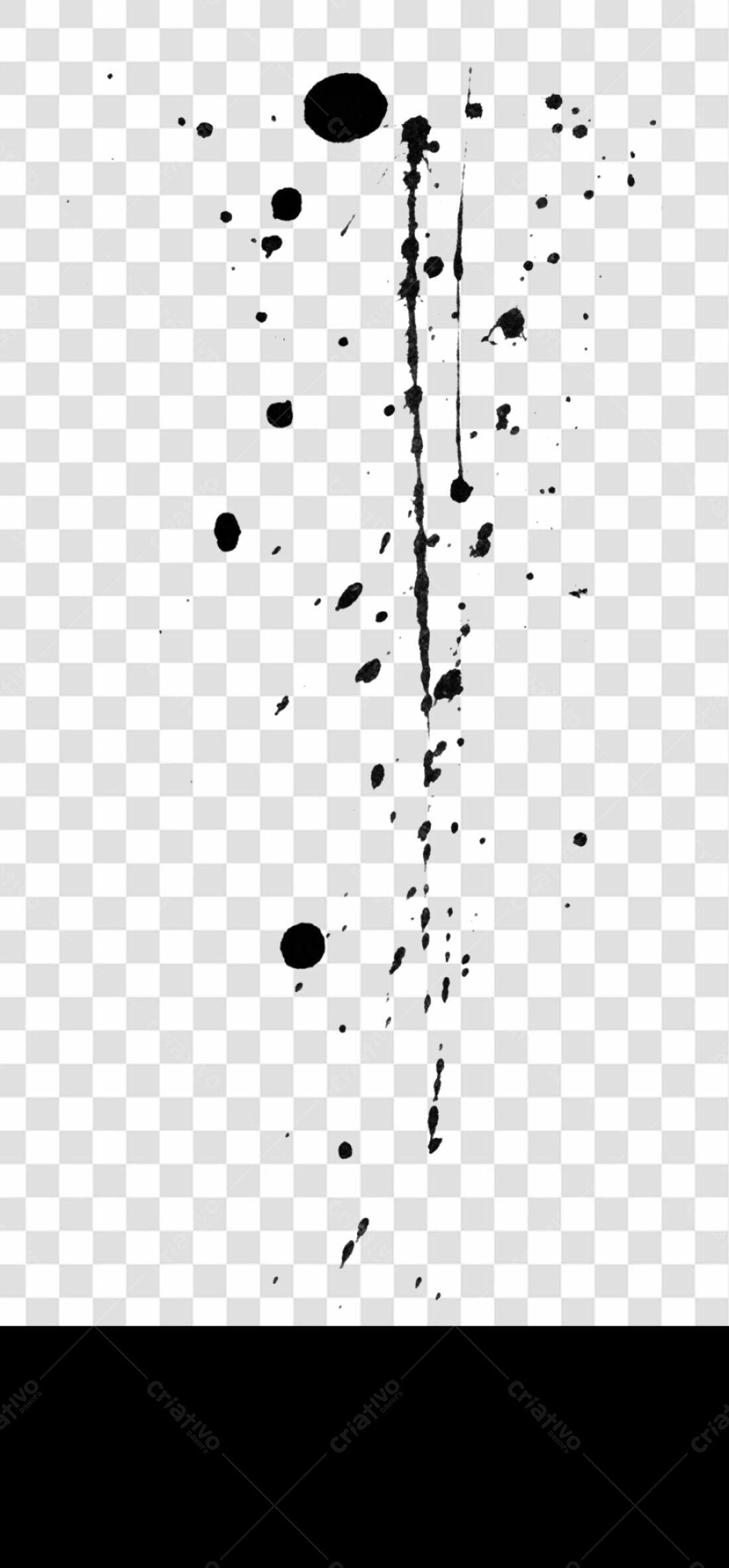 Icone Pingos de Tinta PNG com fundo transparente