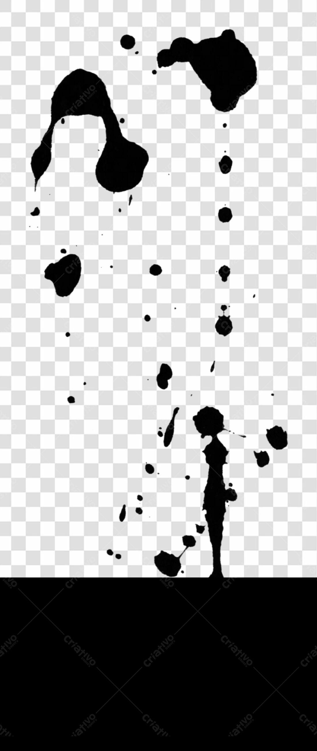 Icone Respingo de Tinta PNG com fundo transparente