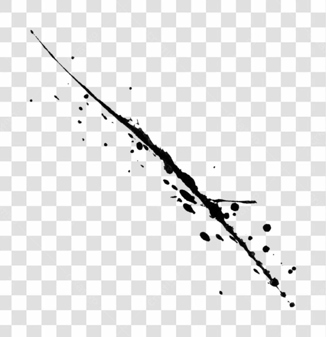 Icone respingos de tinta PNG com fundo transparente