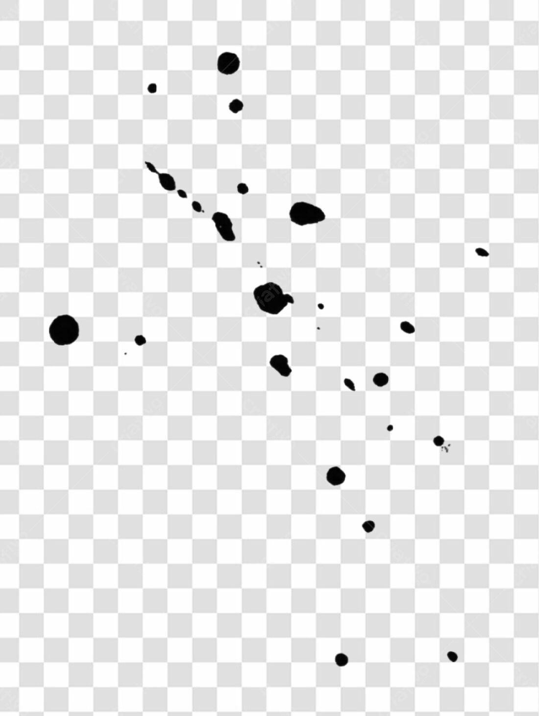 Icone abstrato manchas pretas PNG com fundo transparente