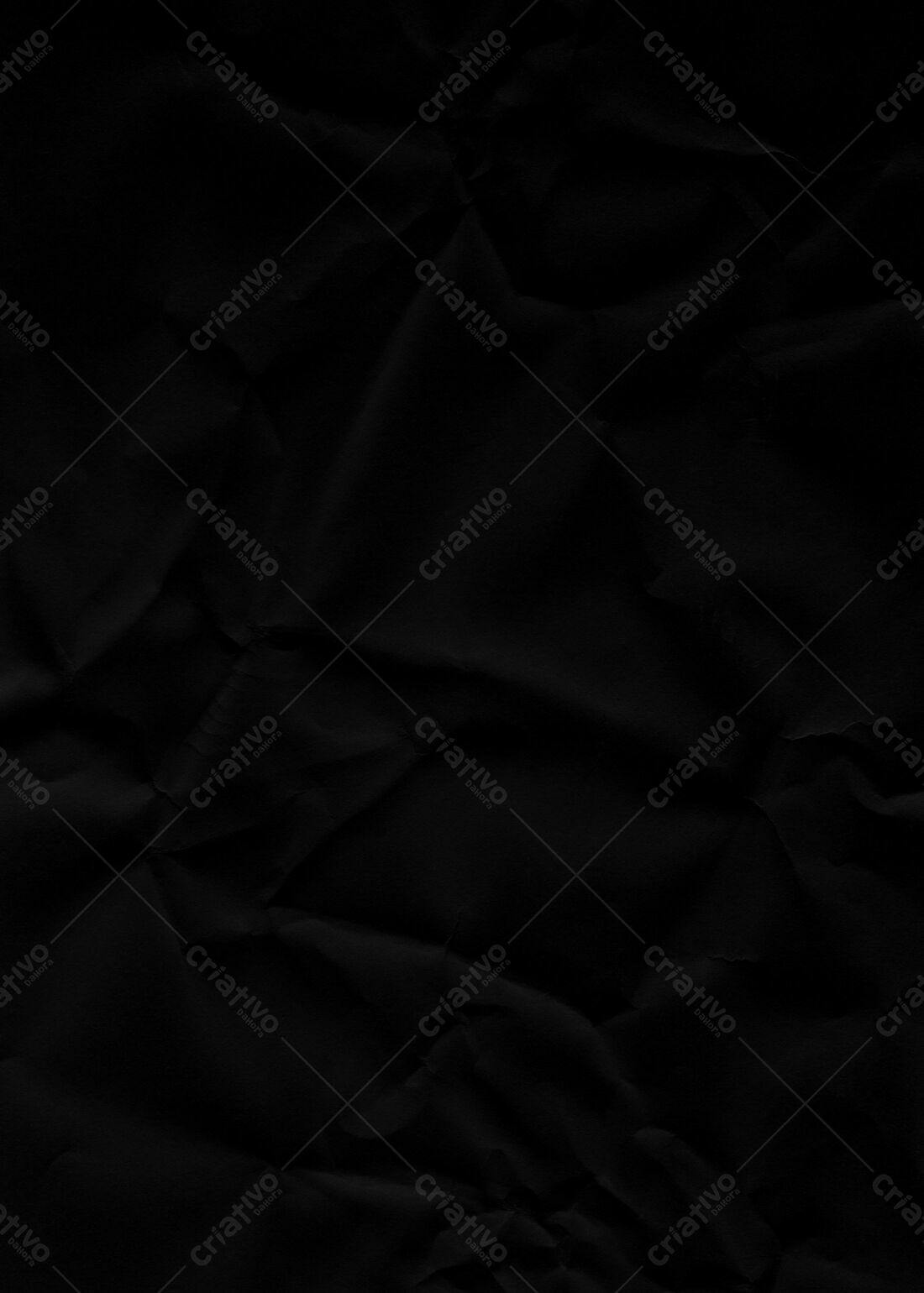 Textura Papel Preto Amassado para Fundo