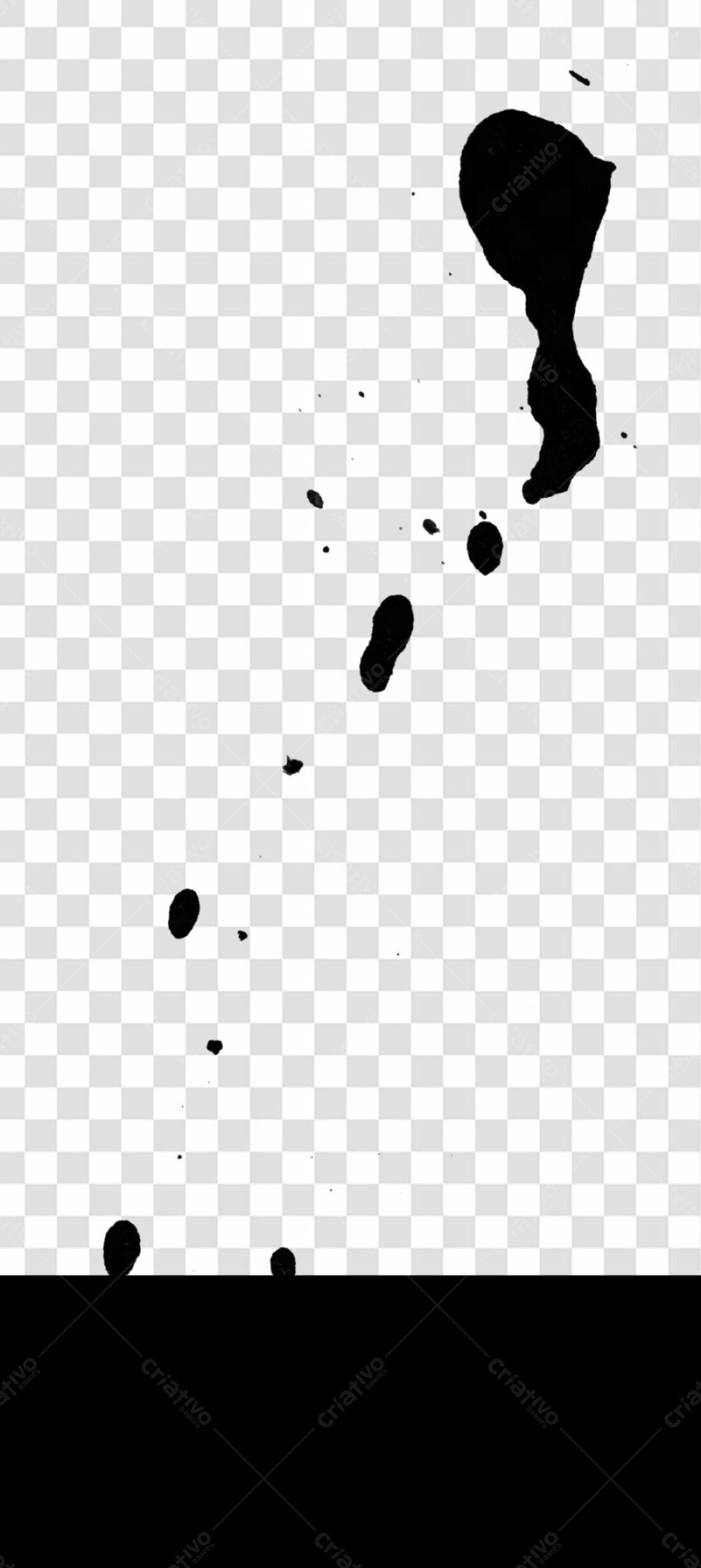 Icone Gotas de tinta PNG com fundo transparente