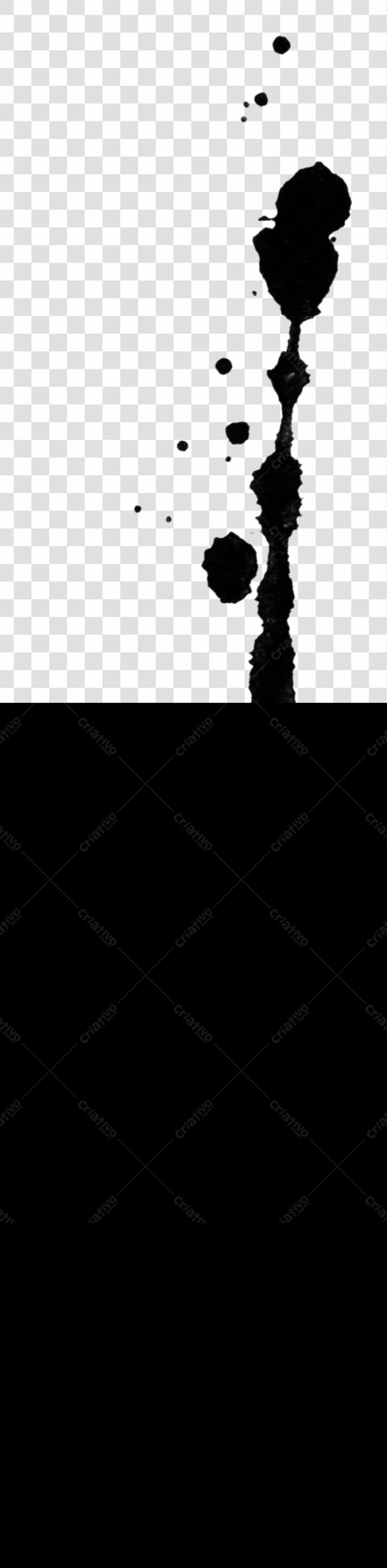Icone de respingos de tinta PNG com fundo transparente