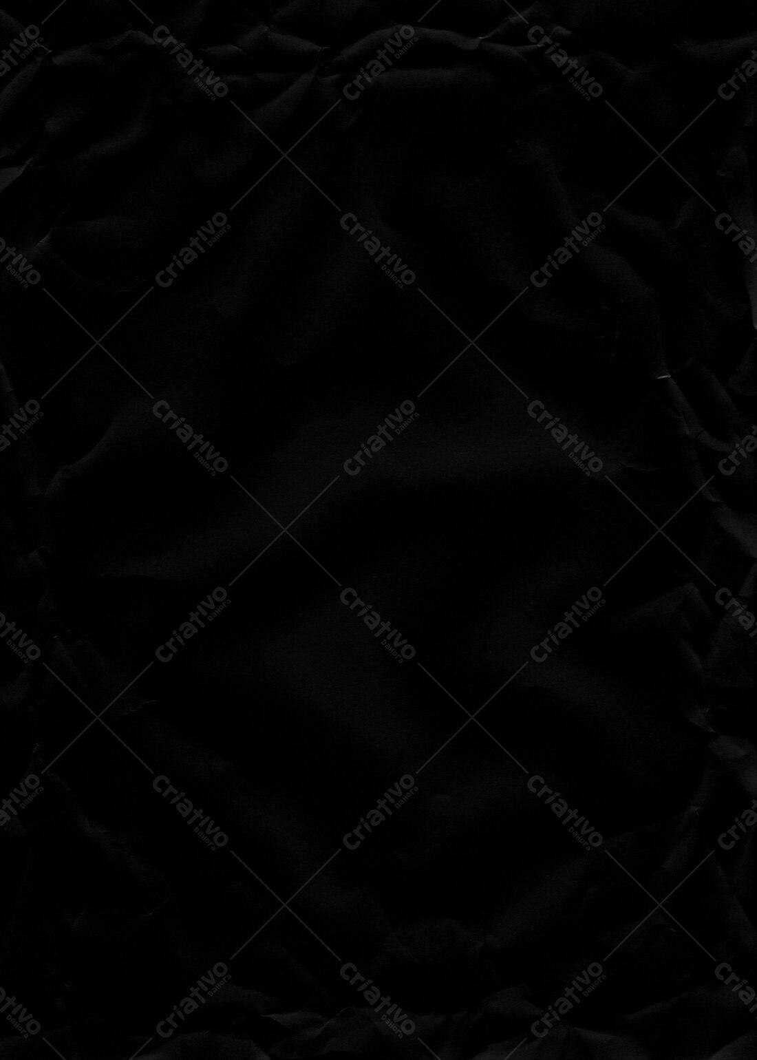 Textura Papel Amassado Preto para Fundo