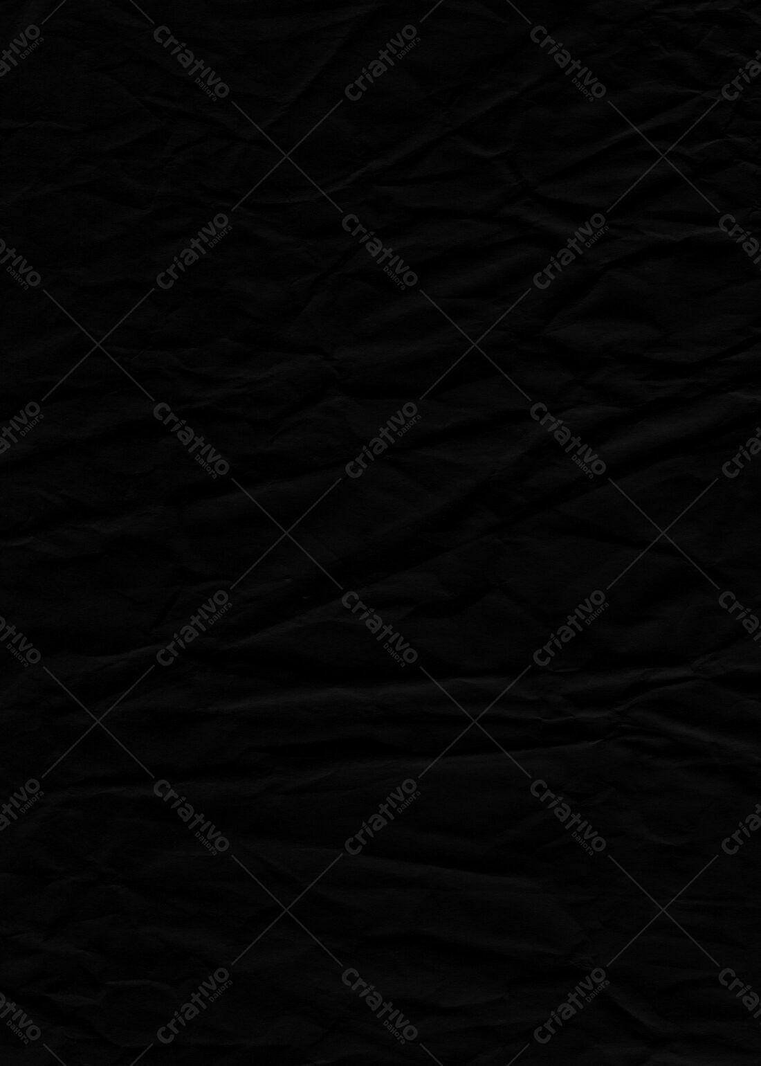 Textura Papel Amassado Preto para Fundo