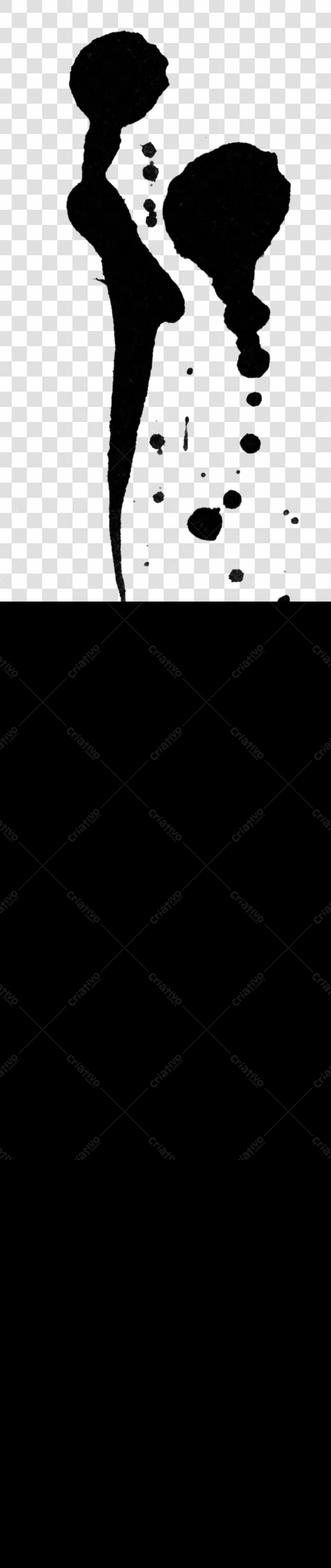 Icone Pingos de Tinta PNG com fundo transparente