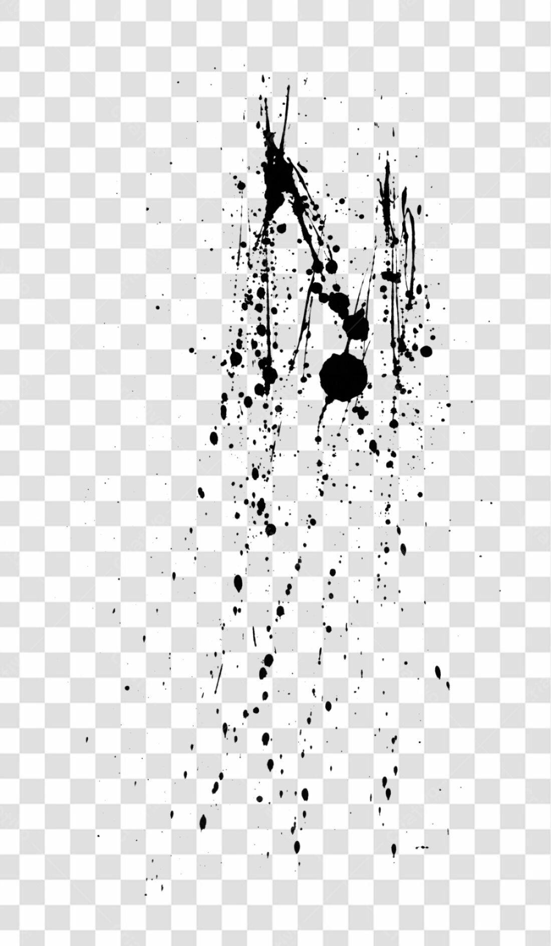 Icone respingos de tinta PNG com fundo transparente
