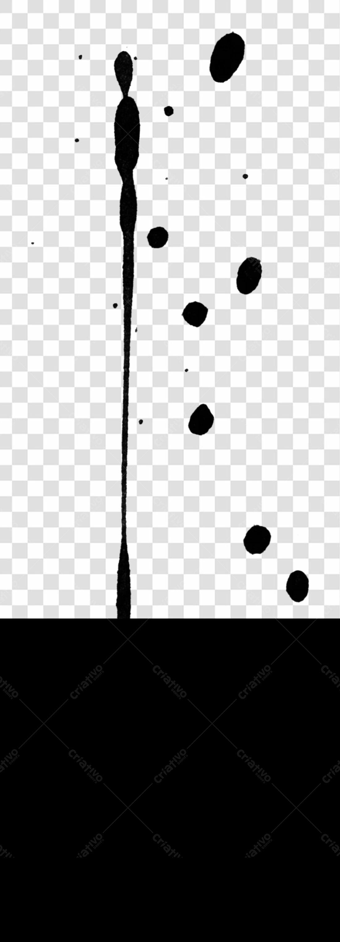 Icone Pingos de Tinta PNG com fundo transparente
