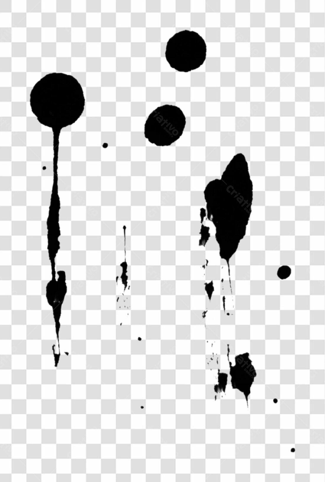 Icone Pingos de tinta PNG com fundo transparente
