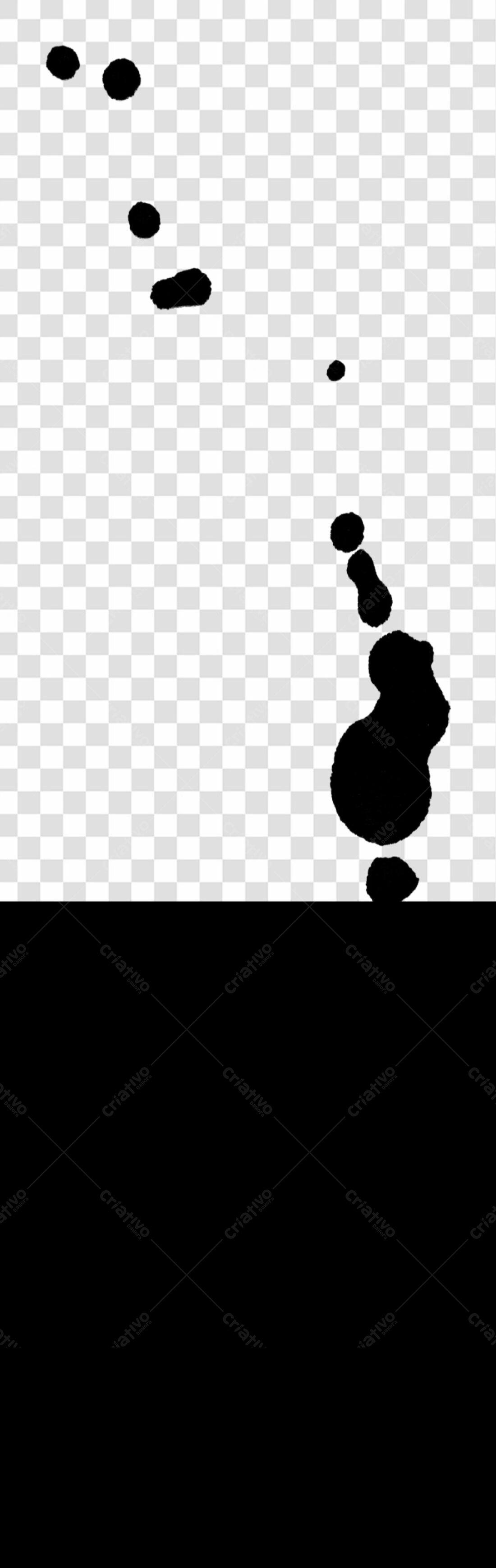 Icone Gotas de Tinta PNG com fundo transparente