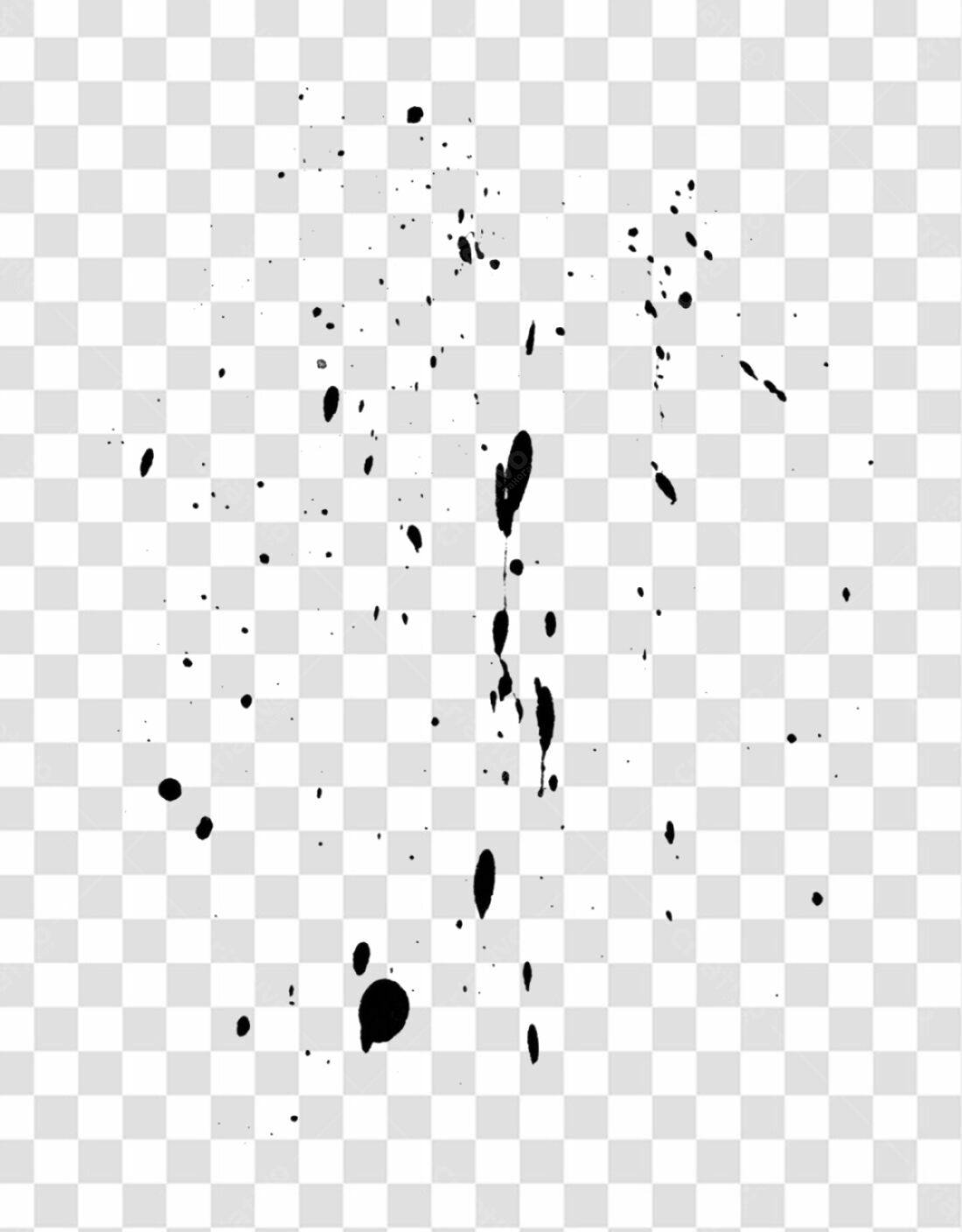 Icone respingos de tinta PNG com fundo transparente