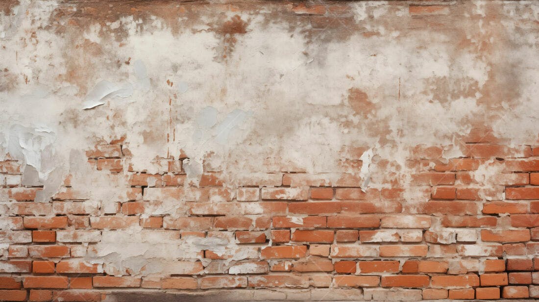Textura tijolo descascado para fundo vintage