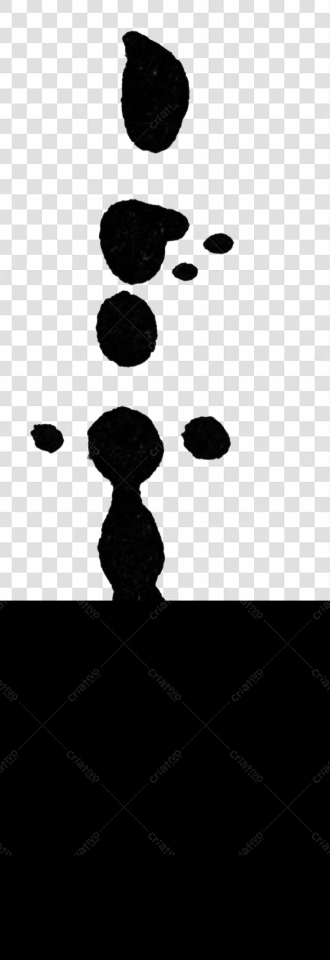 Icone Gotas de tinta PNG com fundo transparente